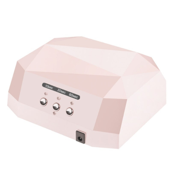 LAMPA DIAMOND 2w1 UV LED+CCFL 36W TIMER + SENSOR LIGHT PINK